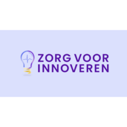 logo zorg voor innoveren met lampje